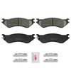 ACB ZONE Brake Pads Rear Set Ceramic Disc w/Hardware DS702A