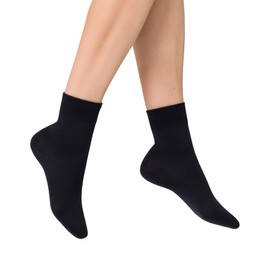 KUNERT Sensual Women's Socks Merino Pressual Pressure Free Waistband 150 Denier, Marine 0360