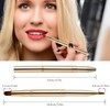 Retractable Lip Makeup Brush Portable Dual End Lipstick Brush Lipstick