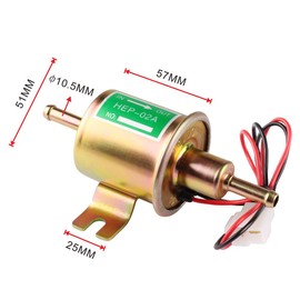 HEP-02A Electric Fuel Pump 12V Low Pressure Fixing Wire for Petrol and This