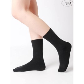Womens black socks Ladies Black Socks 6 pairs of Womens socks size 4-7 socks for Work, Home, Sports, Running Socks, Walking, Gym, Black Womens Socks Black Ladies Socks women's socks