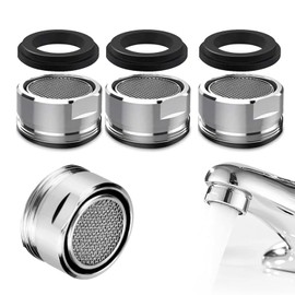 Tap Aerator, 4pcs M24 Tap Filter Nozzle Faucet Aerator Replacement Part with Gasket for Kitchen Bathroom Sink