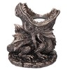 Veronese Design 5 1/4 Inch Dragon Breath Tealight Candle Holder