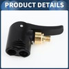 INFINAUTO Non Deflatable Tire Valve Chuck, 7.5mm Car Inflator Compressor
