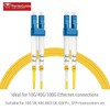 500ft(150m) OS2 LC to LC Single Mode Fiber Patch Cables,