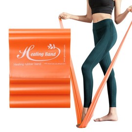 Latex Band Budget Orange Rubber Band Workout for Women Home Workout / 라텍스밴드 실속형 오렌지 고무밴드운동 여자 홈트