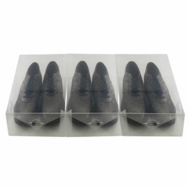 DynaSun 3X PP368 XXL Schuhbox Schuhkasten Lagerkasten Box Schuhschachtel für Aufbewahrung Schuhe Faltbare Halter für Damen und Herren