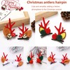 Niuhong Pack of 10 Christmas Antlers Hair Clips Hair Accessories