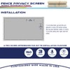 Windscreen4less Fence Privacy Screen Heavy Duty Windscreen Fencing Mesh Fabric