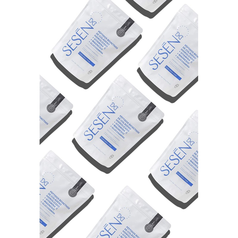 SESĒN Colágeno Hidrolizado en polvo + Vitamina C + Magnesio+