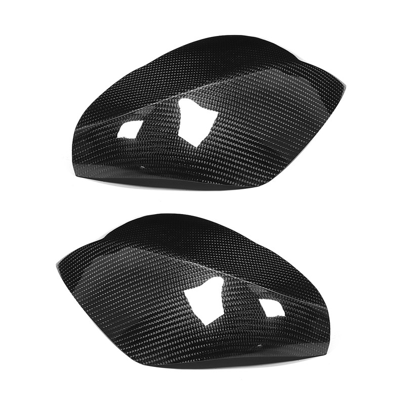 2pcs Carbon Fiber Rearview Mirror Cover Housing Fits for Infiniti