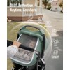 Blissful Diary Baby Car Seat Cover, Extra Large Mesh Window,