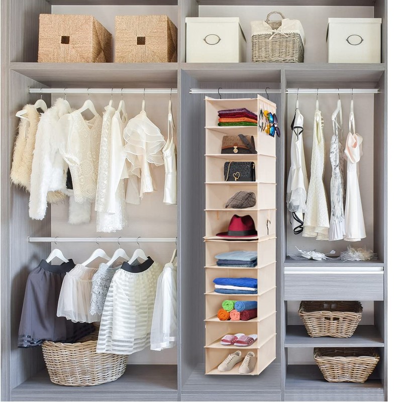 AMZOK Hat Rack for Closet Organizer and Storage, Fedora Panama