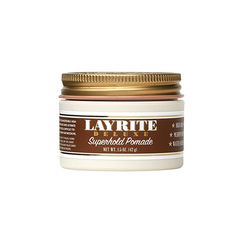 Layrite Superhold Pomade 42g | High Hold | Water Soluble