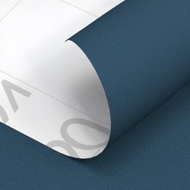 Yancorp 24"x120" Matte Gray Blue Peel and Stick Wallpaper Removable Contact Paper for Cabinets and Drawers, Stick on Wallpaper for Bedroom and Kitchen