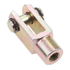 Female Thread Metal Y Joint Pneumatic Air Cylinder Piston Rod Clevis Ideal for Automatic Equipment -80mm cylinder(M20*1.5)