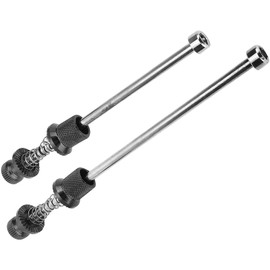 Pinchos de Liberación Rápida Antirrobo para Bicicleta de Carretera, Aleación de Aluminio Portátil, Ruedas de Bloqueo de Seguridad, Color Rojo, 1 par de de Silbato de