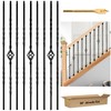 Gyykzz 9 Pack Iron Stair Balusters, 36" Balusters for Staircase