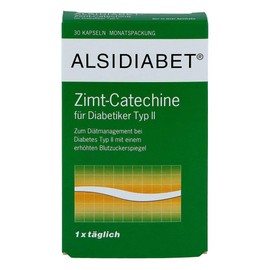 ALSIDIABET Cinnamon Catechine for Diab Type II Capsules Pack of 30