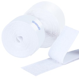 ZOMPAGO Heavy Duty Nylon Adhesive Hook and Loop Tape - 2 Rolls Pack,9.84FTx1.18in,Double Sided Sticky Back Tape for Wall Hanging,Carpet,Couch Cushions, DIY Projects -No Drill, Waterproof, Strong Grip