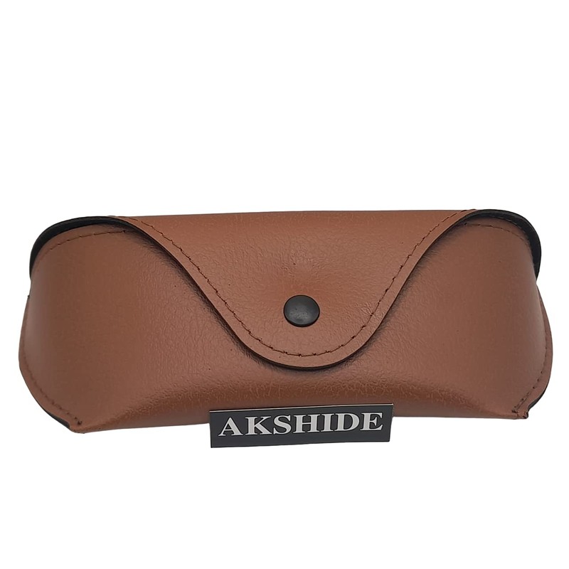 AKSHIDE® Glasses Case/Spectacles Case/Spex Case - GC6 (Brown)