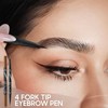 Eyebrow Pencils for Women 2-in-1 Dual-Ended, Microblading Eyebrow Pen 4-Fork-Tip