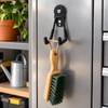Magnetic Garage Hook, Heavy-Duty Double-Prong Tool Hanger, No-Drill Magnetic Storage
