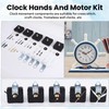 Xsdjasd 5pcs Watch Movement Parts Silence Quartz DIY Wall Clock