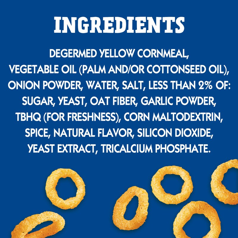 Andy Capp's Beer Battered Onion Rings Baked Oat and Corn