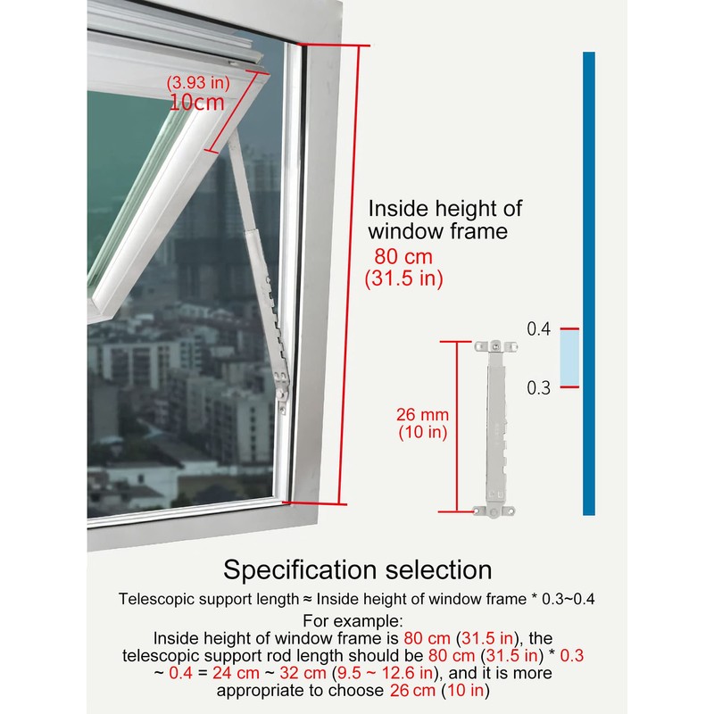 I-EASYDWW, Window Hinges, Window Stays, Window Braces, Window Stay Lock,