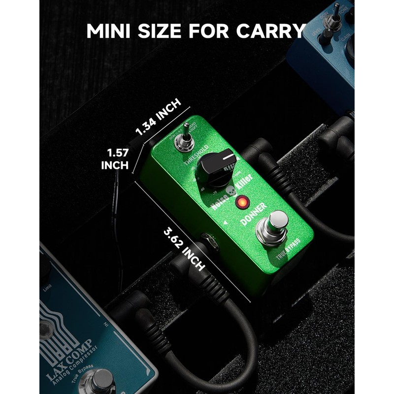 Donner Noise Gate Effector Guitar Pedal 2 Modes Noise Killer