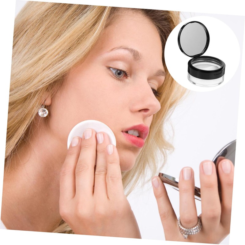 Mikinona Cosmetic Case with Puff Makeup Case Empty Puff Holder