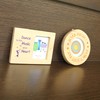 IVEI small wooden photo magnets - circular and rectangular -
