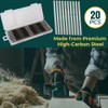 20 PCS Reversible Electric Planer Blades 82mm, Durable Stainless Steel