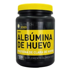 Albumina De Huevo En Polvo 500grs Nutricion 2000 Proteina