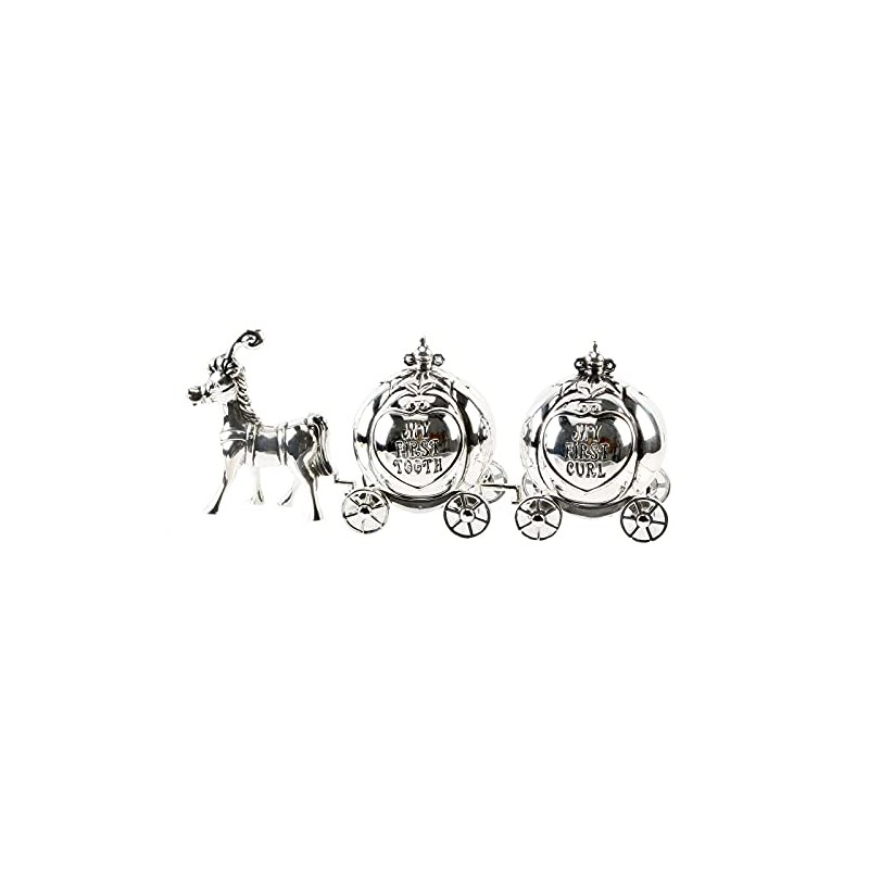 Widdop Bingham Silver Plated Cinderella Carriage, 200 g