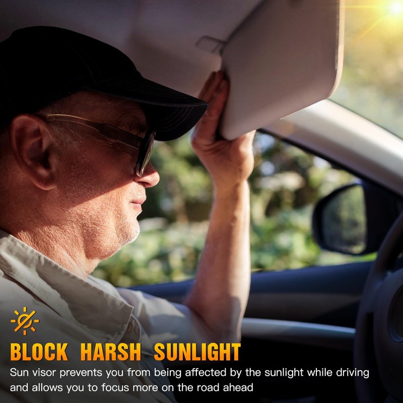 Left & Right Sides Sun Visor for 2013 2014 2015