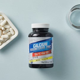 Daily One Calcium Magnesium Zinc 1,300mg / 데일리원  칼슘 마그네슘 아연 1,300mg X 120정 5통