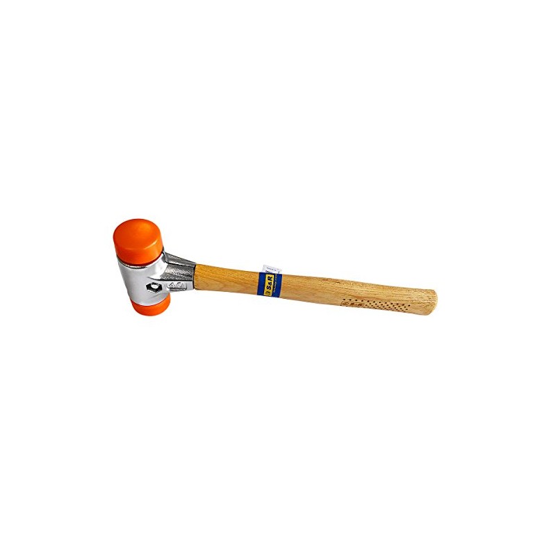 S&R Soft Mallet, Plastic Hammer, PU Head, High Quality Hickory