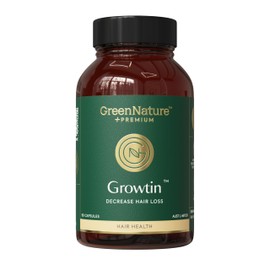 Growtin Natural Hair Loss Supplement – Advanced DHT-Blocking Formula with Saw Palmetto, Nettle Root, Biota Orientalis, Horsetail, Zinc, Selenium & Biotin – Supports Hair Regrowth & Scalp Health – 90 Tablets