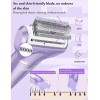 EESKA 2-in-1 ladies shaver. dual interchangeable heads,dry/wet use,rechargeable!