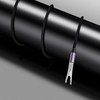KOMBIUDA Silver Plated Speaker Y Plugs U Shaped Audio Screw