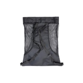Arena All Set Swim Sack Mesh Bag Pool Beach Gear Drawstring Satchel for Swim Accessories Quick Dry Polyester Equipment Tote for Swim Team Practice, Black, 40 Liters
