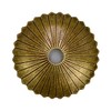 Tiazza 10Pcs Radial Brass Backplate Washers Classical Furniture Decoration Gasket