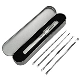 Schuermann expert ultra-precision tweezers acne management curette, 5 pieces, hook / 슈어만 전문가 초정밀 핀셋 여드름 관리 큐렛, 5개, 후크