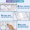 Dry Erase Monthly Extra Large White Board Calendar for Wall,