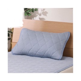 NITORI (N Cool Double Super) Pillow Cover, Pillow Pad, Navy, Cool to Touch, 2020, Reversible Design for Both Sides