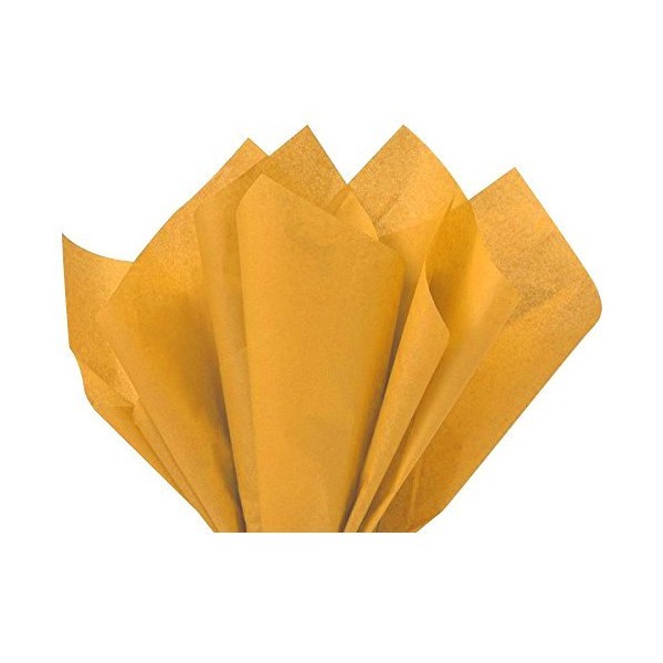 Flexicore Packaging| Gift Wrap Tissue Paper|15"x20"|100 Count (Noble Gold, 100 Sheets)