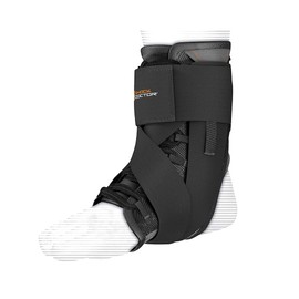 Shock Doctor Ultra Wrap Lace Ankle Support (Black, Medium, 8.5–9)