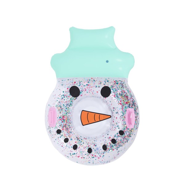 Mr. Snowman 60” x 35” Single Person Inflatable Confetti Tube